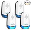 Picture of BenchMart 4Pcs/Set Household Ultrasonic Mosquito Pest Repellent Plug-in Pest Repeller - US Plug